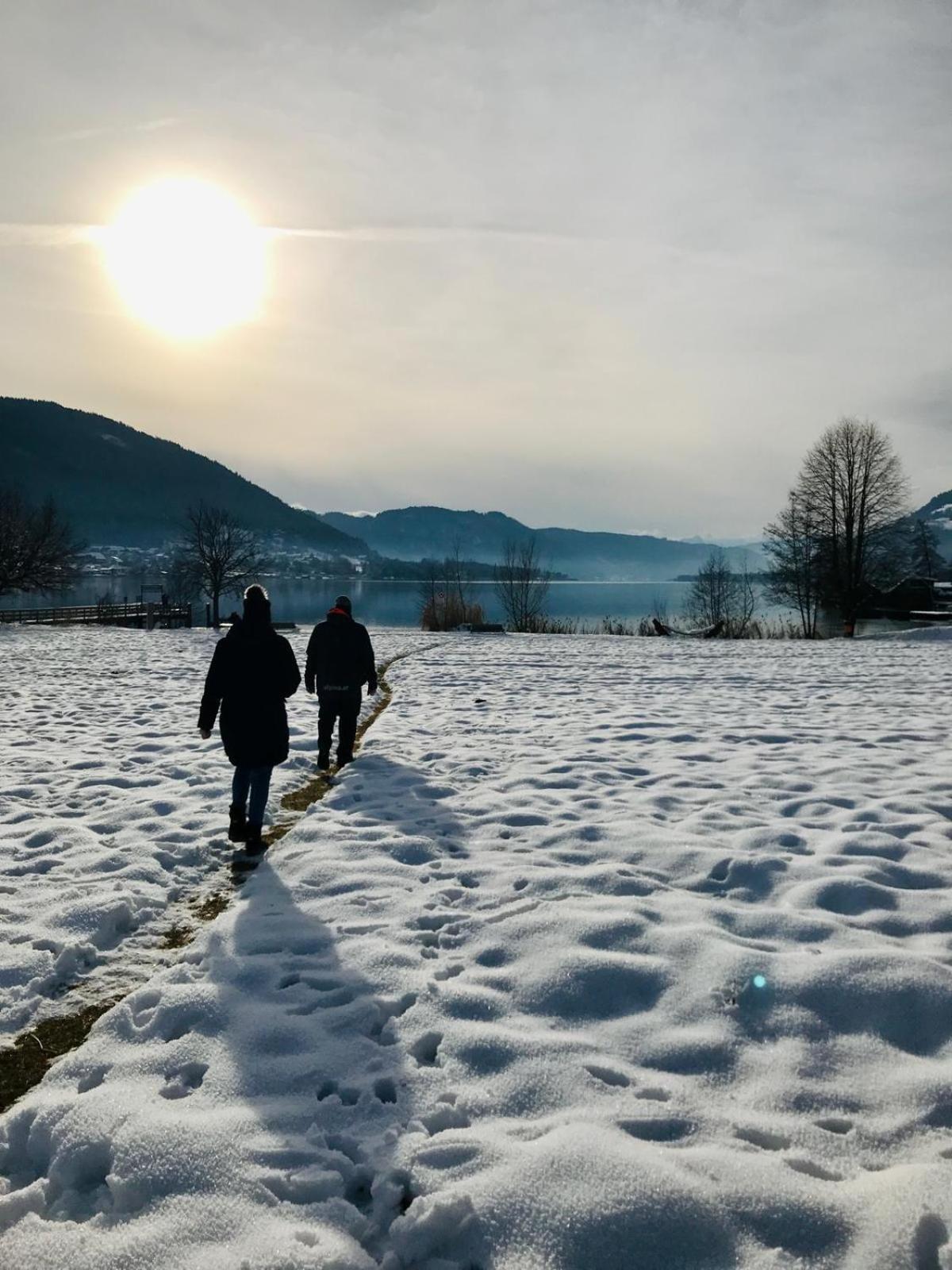 Ferienwohnung Resi Mit Traumhaftem Seepanorama Steindorf am Ossiacher See Exteriér fotografie